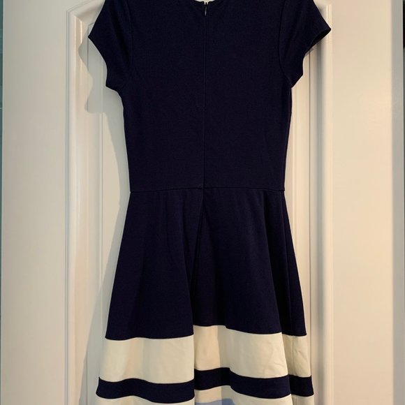 Design Lab Short Sleeve Navy Dress - Picture 4 of 6